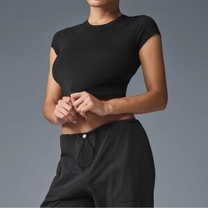 Alosoft Crop Finesse Short Sleeve